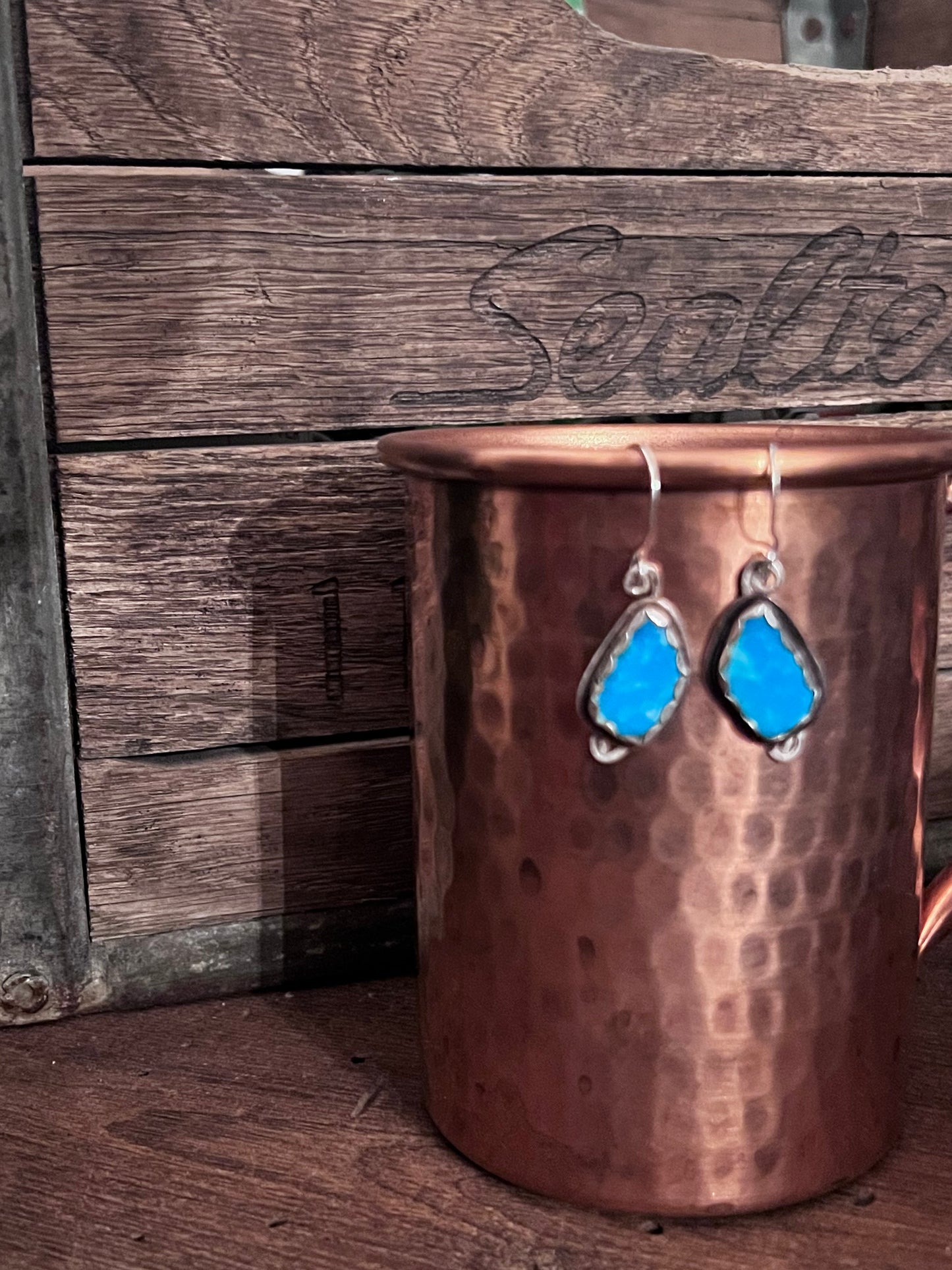 Turquoise Stone Earrings