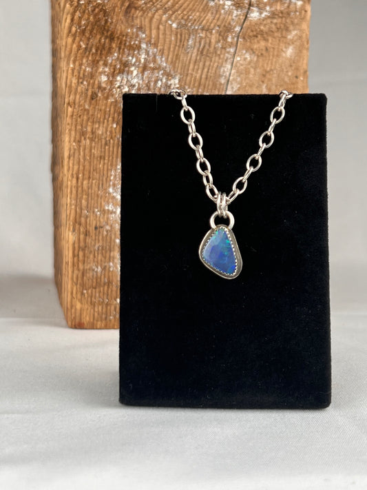 Fiery Opal Pendants