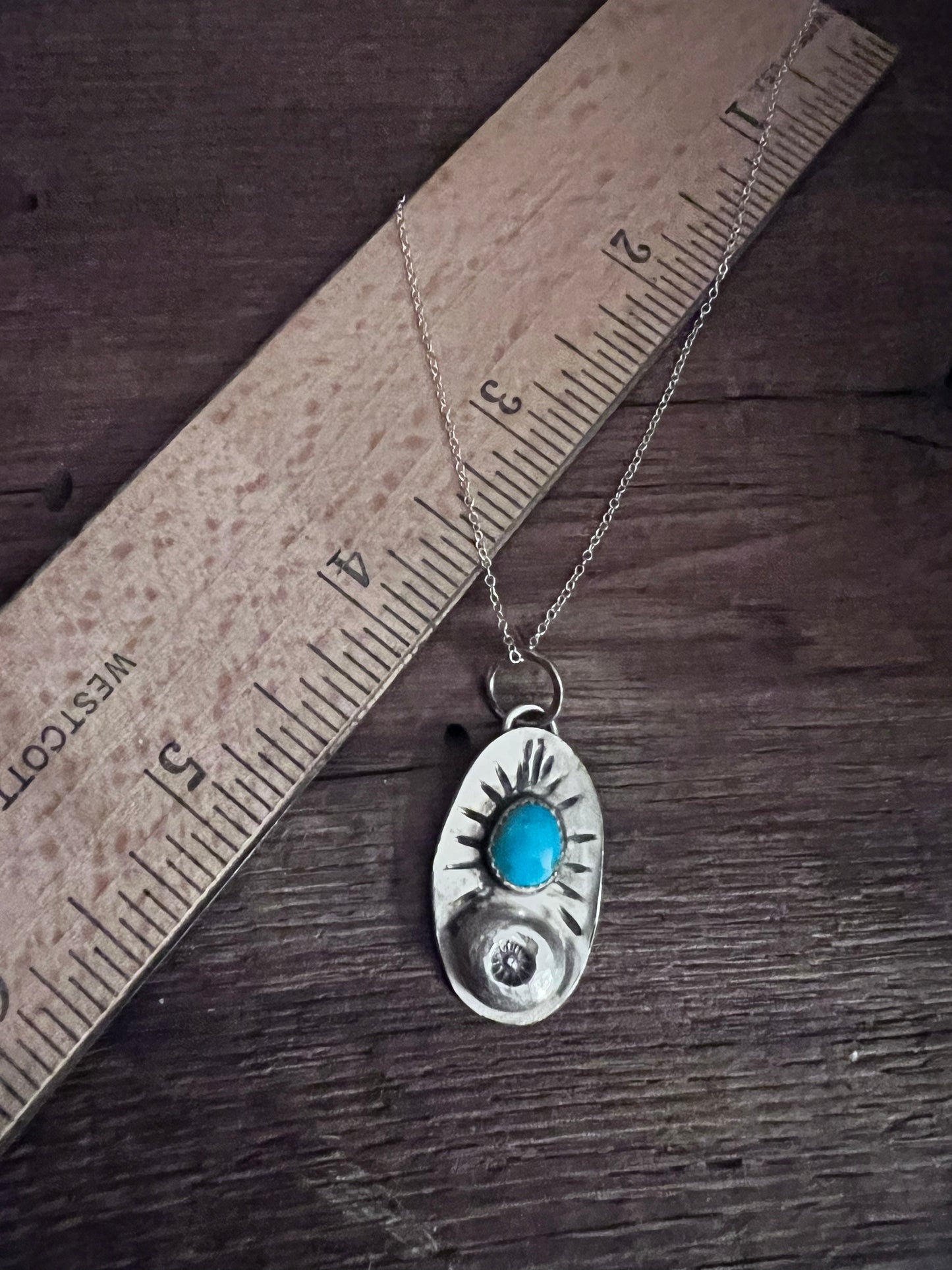 Talisman turquoise pendant