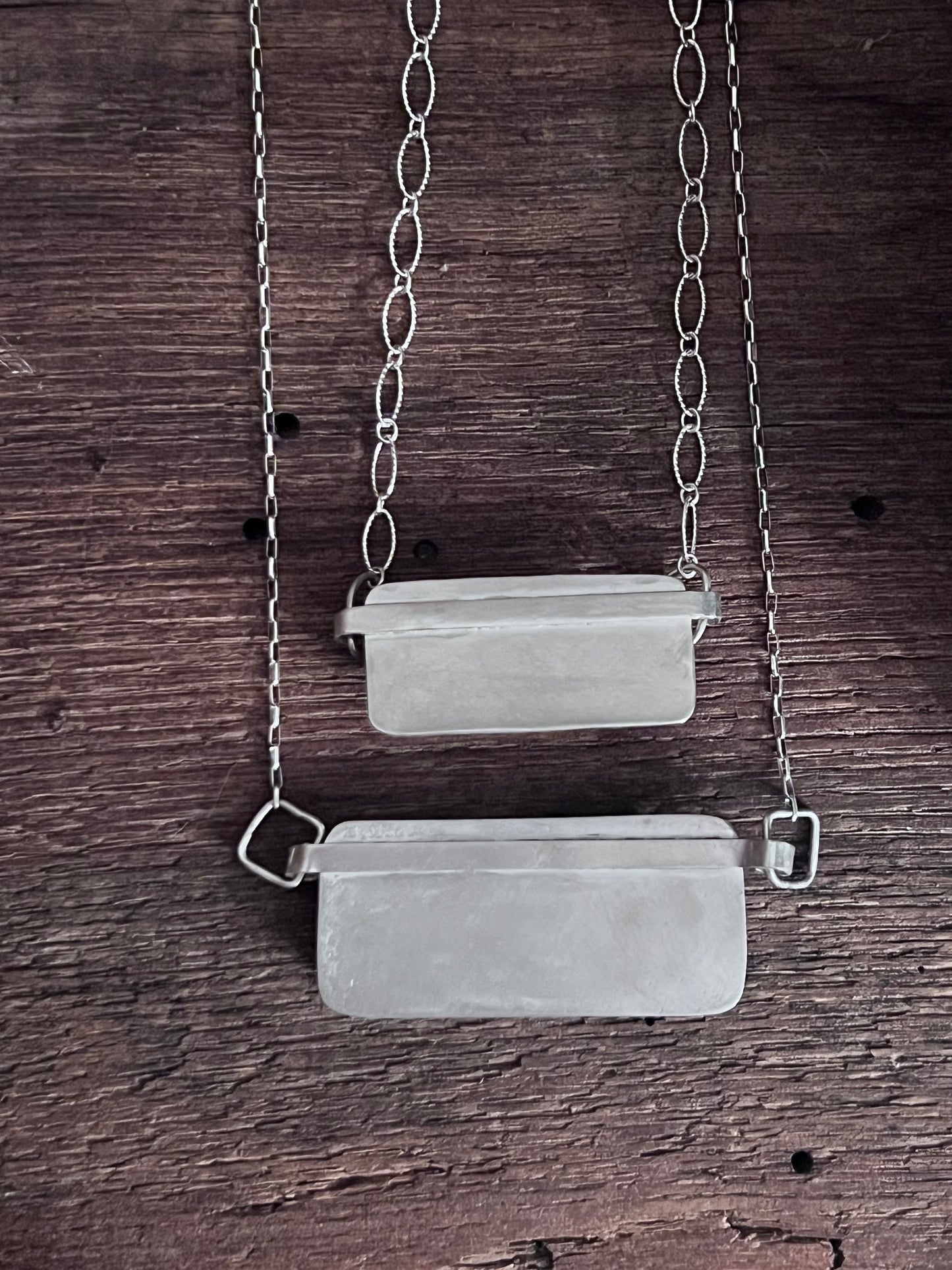 Turquoise and Gemstone Bar Necklaces