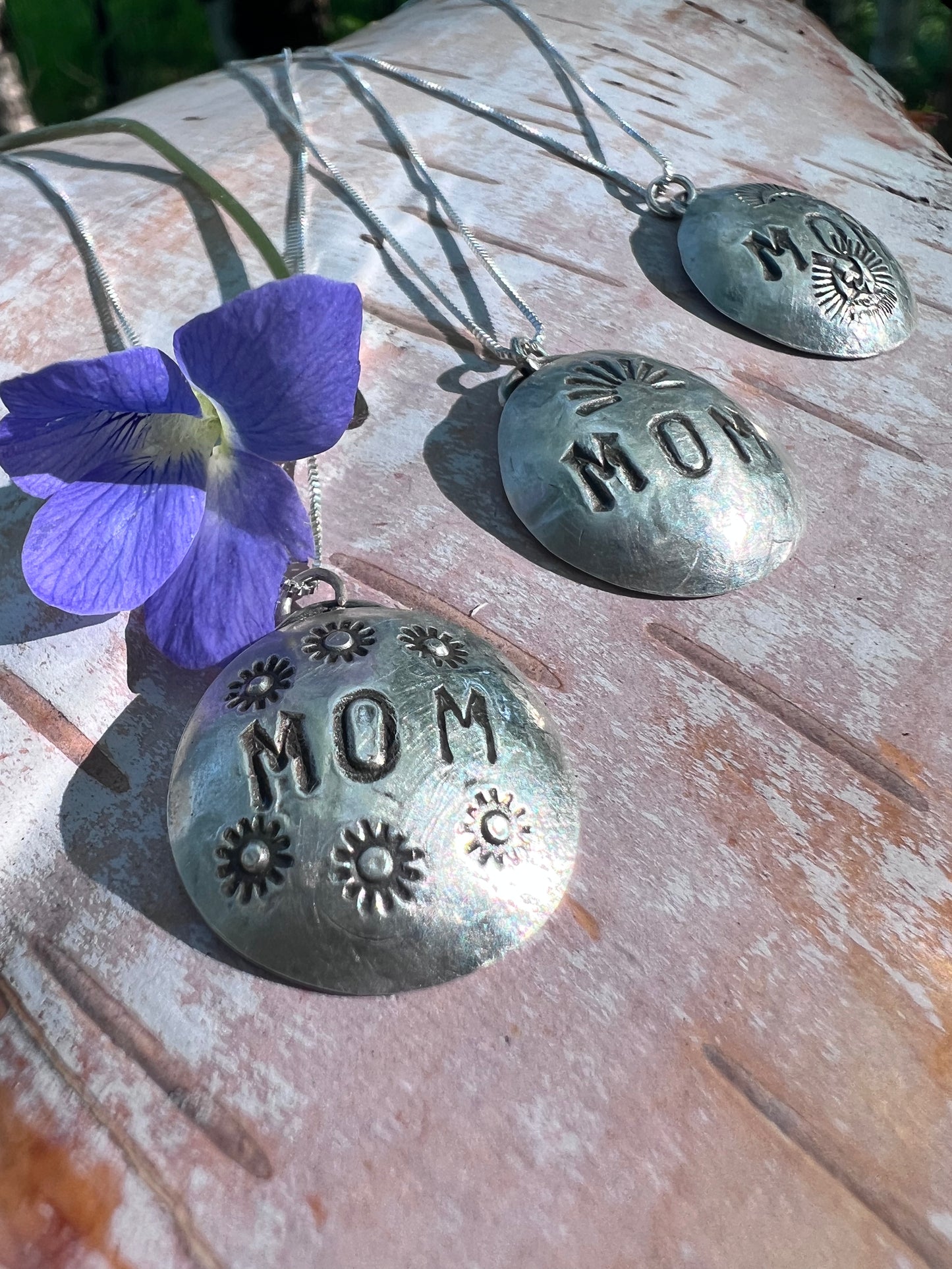 Special Mom Stamped Pendant
