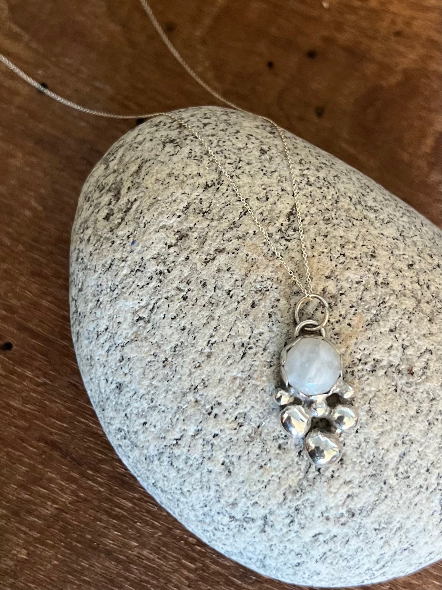 Moonstone Orbs Pendant