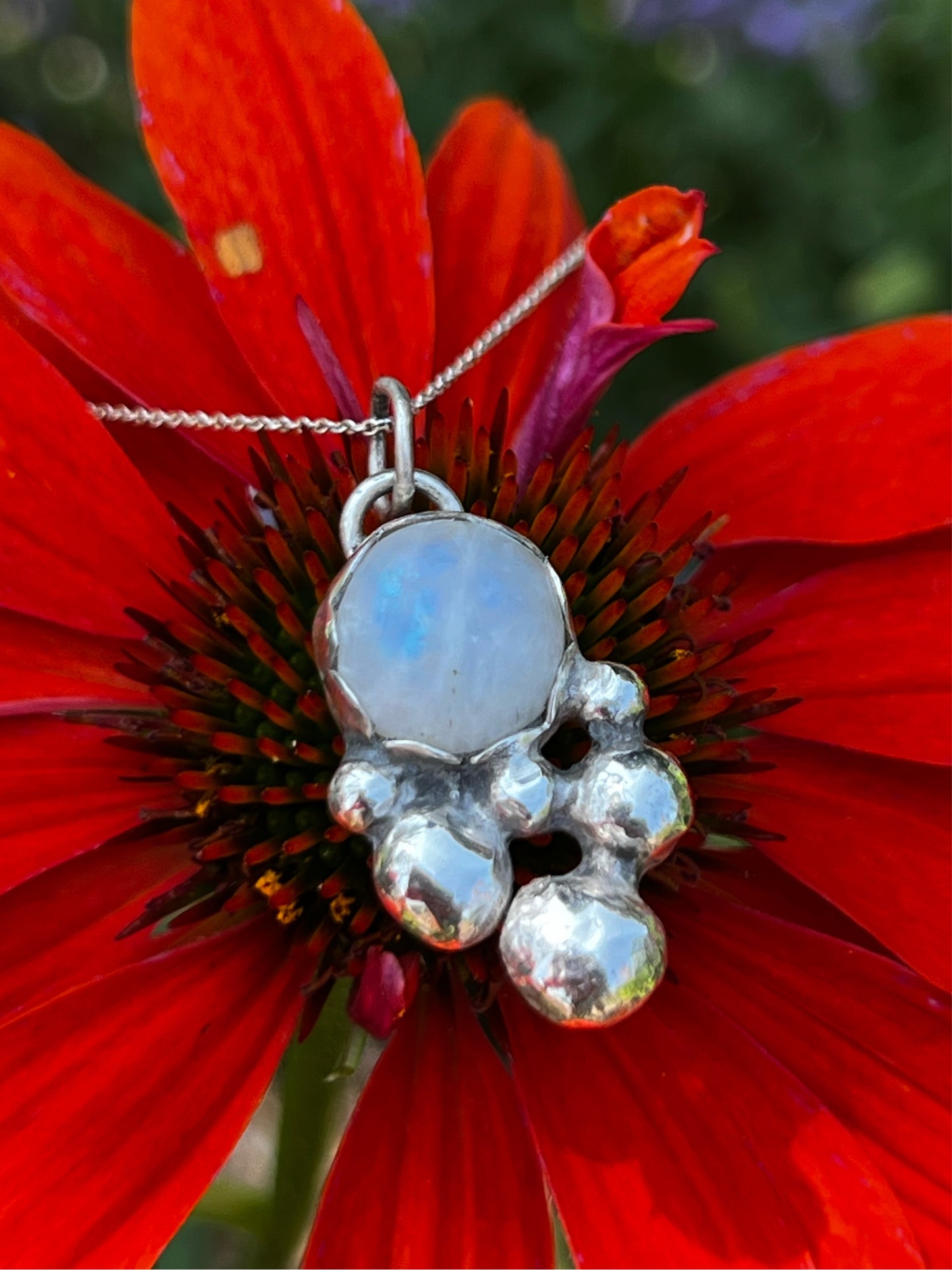 Moonstone Orbs Pendant