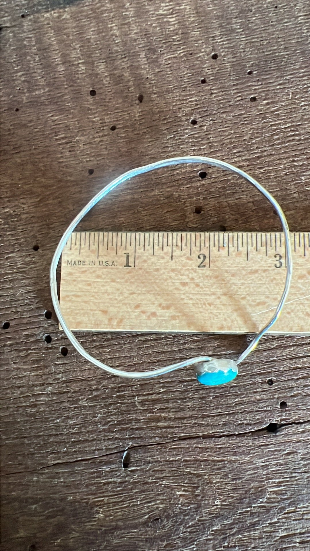 Turquoise stone bangles