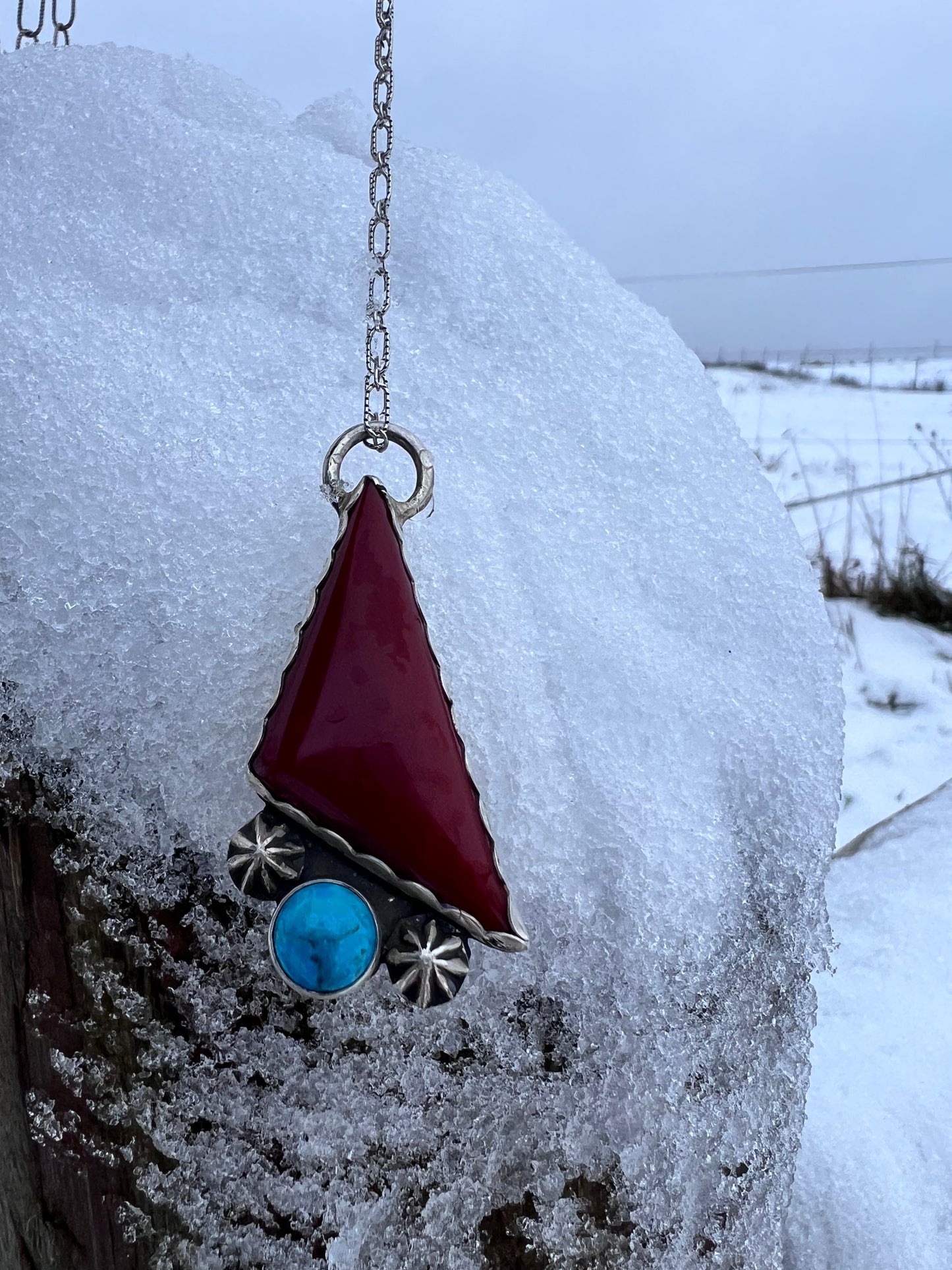 Rosarita and Kingman pendant