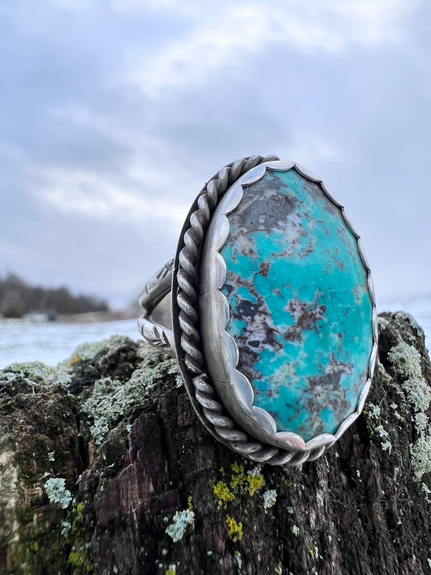 Royston Turquoise statement ring