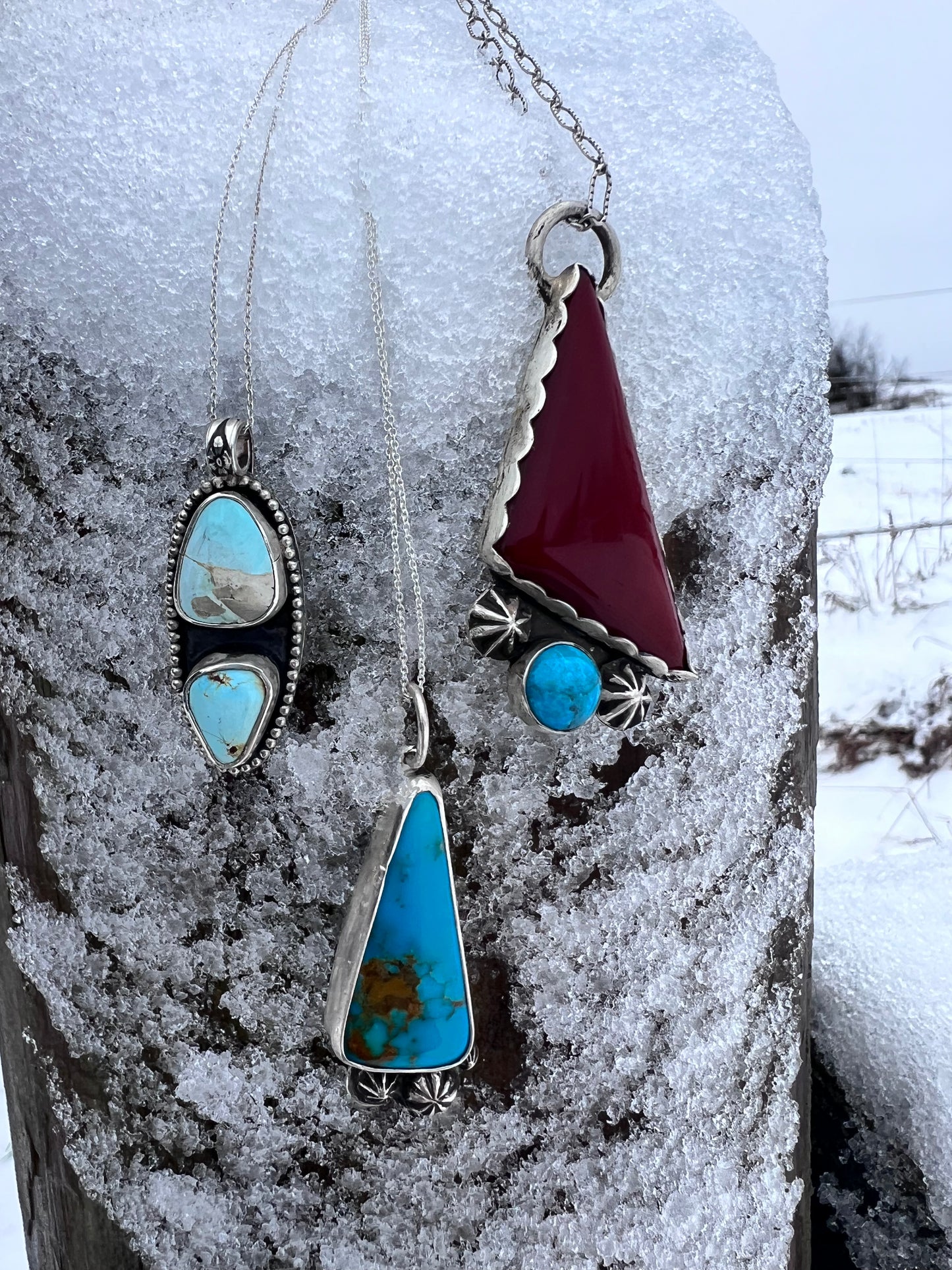 Rosarita and Kingman pendant