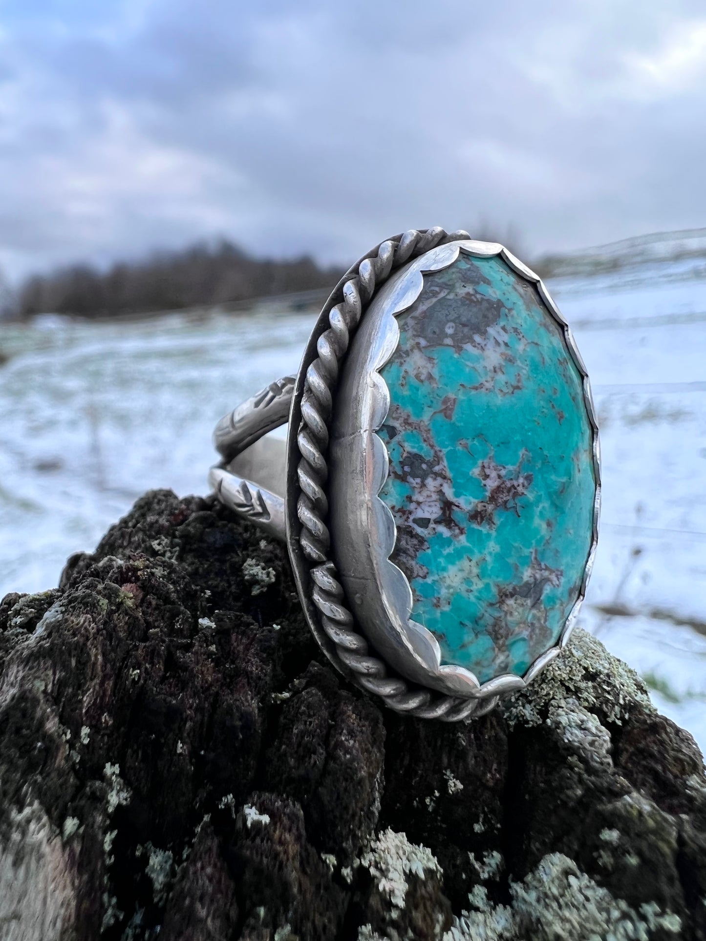 Royston Turquoise statement ring