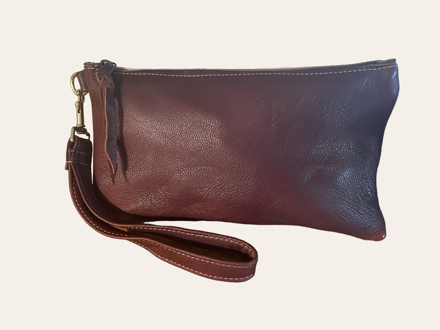 Cheetah Print Hair on Cow Hide Clutch