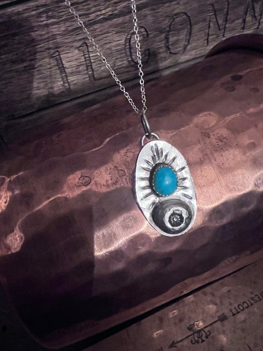 Talisman turquoise pendant