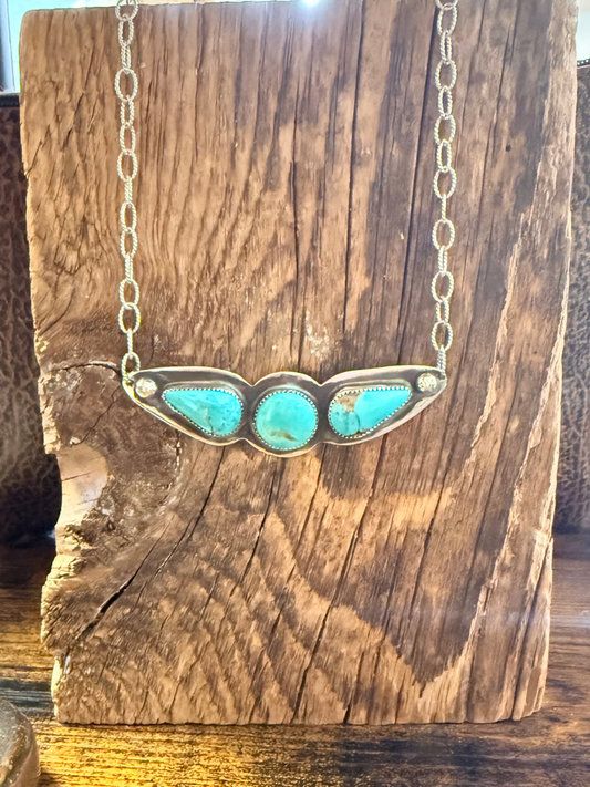 Trio of Turquoise Pendant