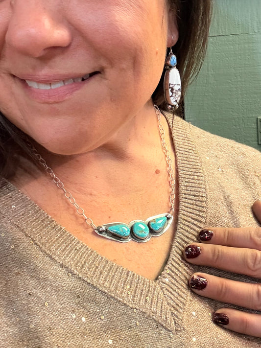 Trio of Turquoise Pendant