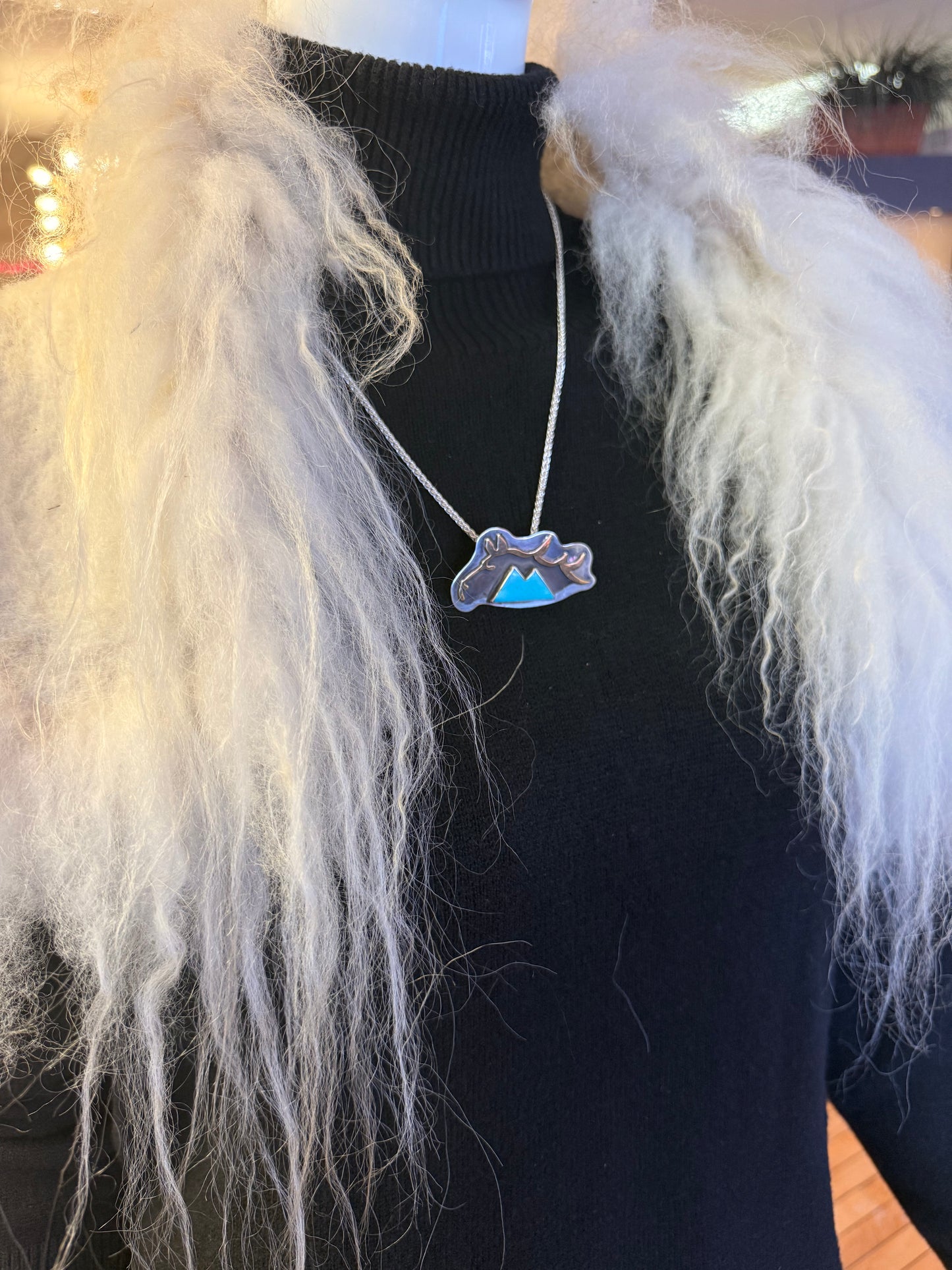 Red Pony Brand Windhorse Mountain necklace
