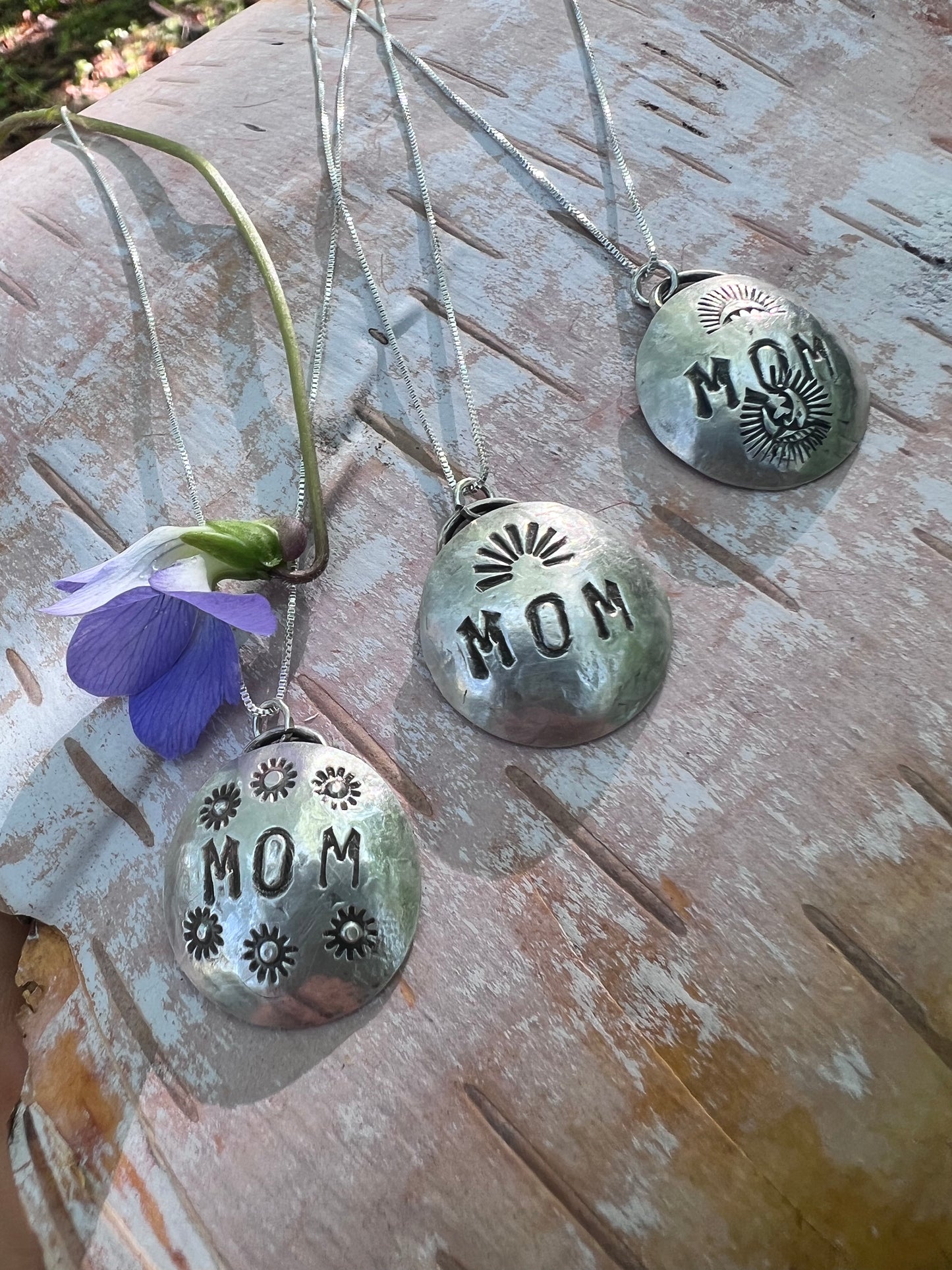 Special Mom Stamped Pendant