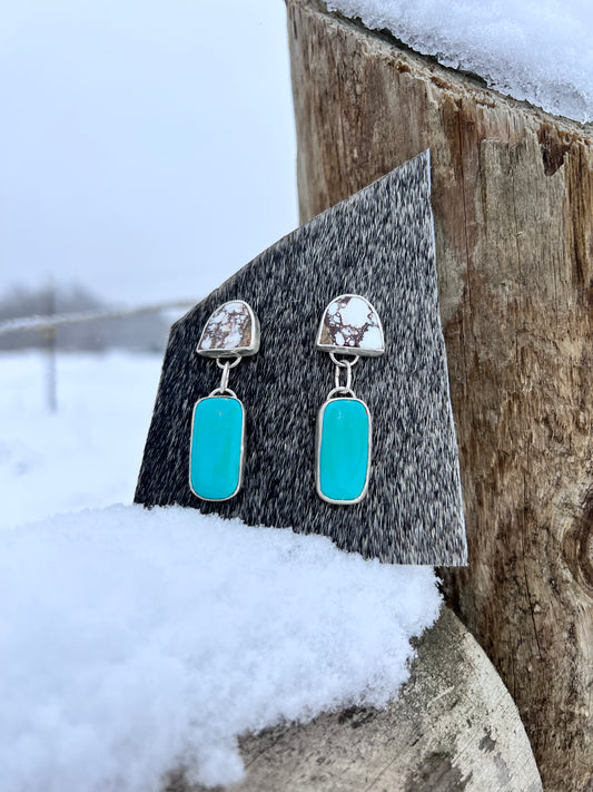Cloud story earrings