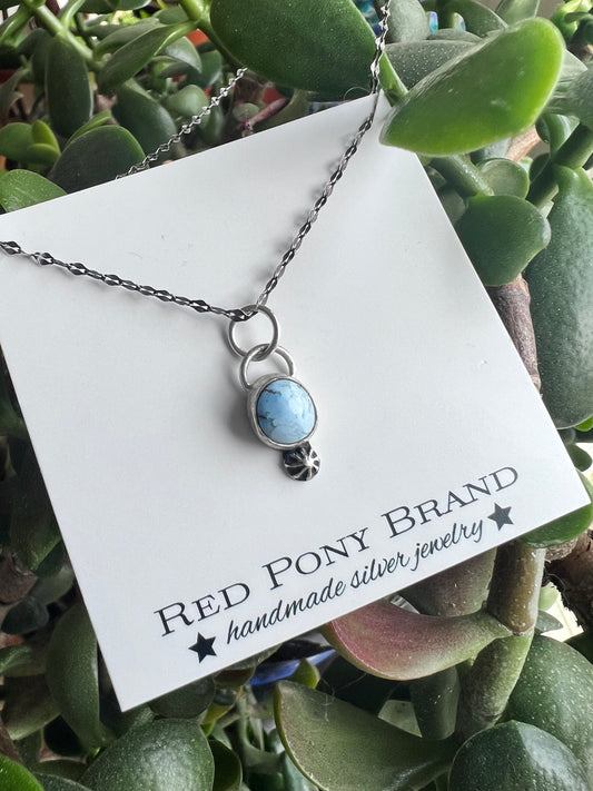 Lone Mountain Turquoise Pendant
